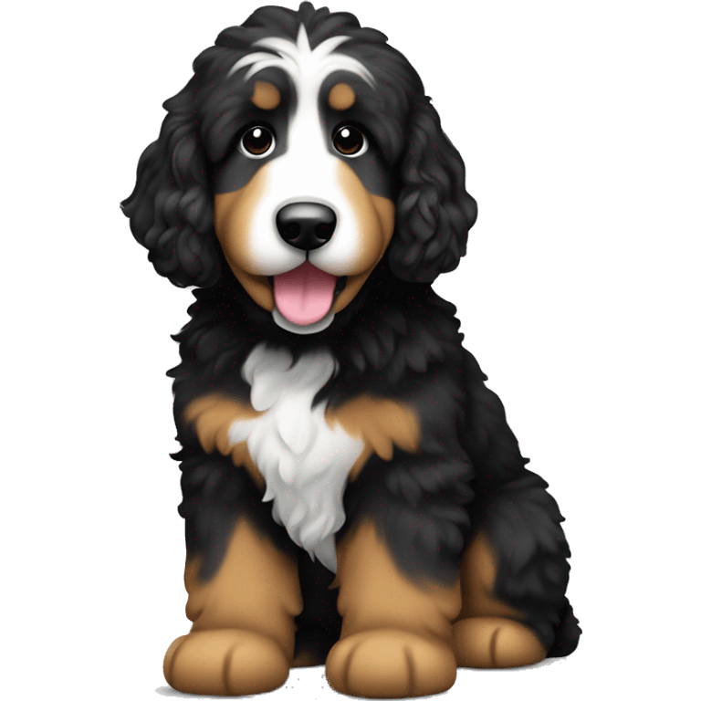 Bernedoodle dj emoji