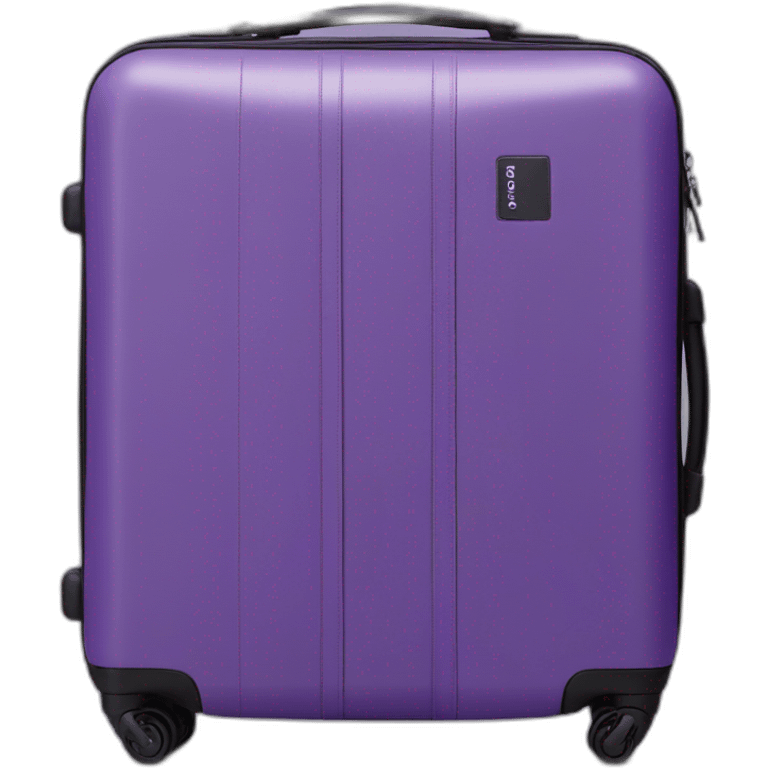 essential cabin luggage purple emoji