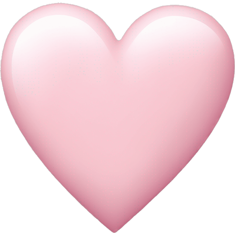 Light pink heart emoji