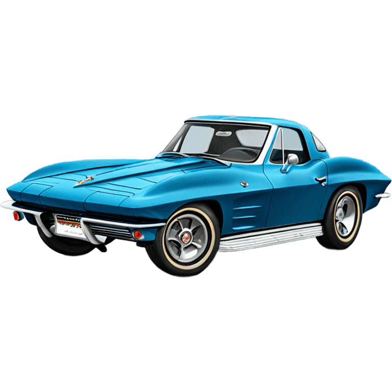 1963 corvette sea blue emoji