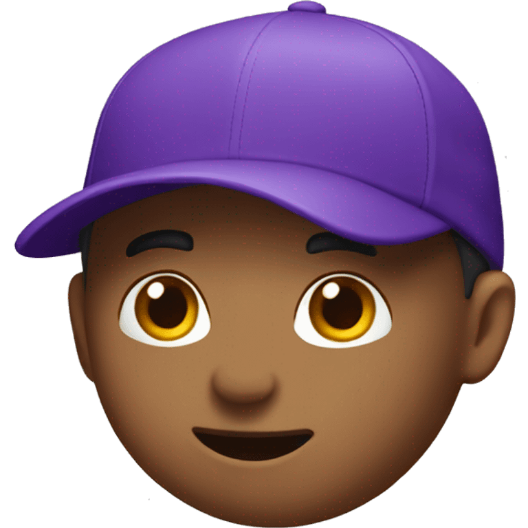 purple cap lo emoji