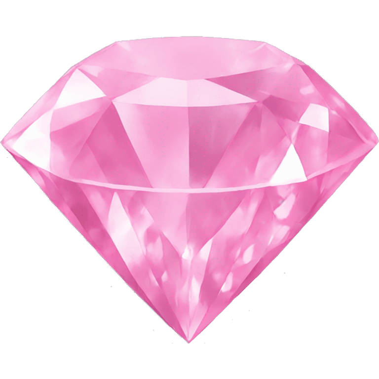 Pink diamond emoji