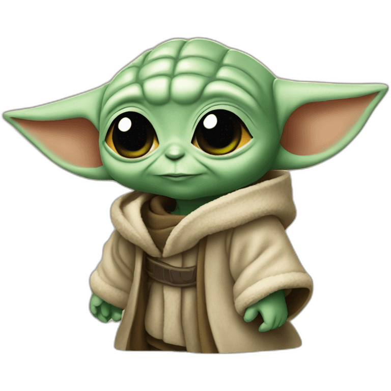 popstar baby yoda emoji