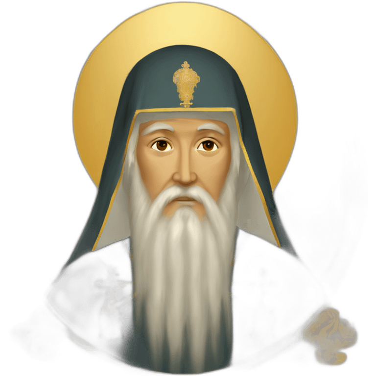 Orthodox Icon byzantin seraphim sarov emoji