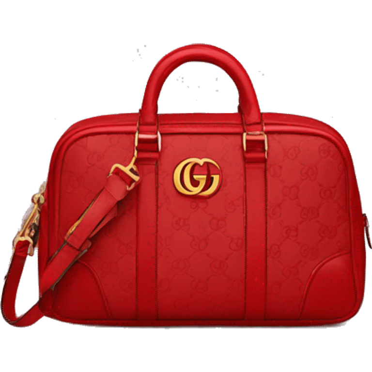 Gucci bag red emoji