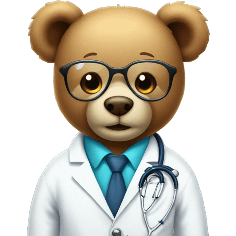 Teddy bear doctor  emoji