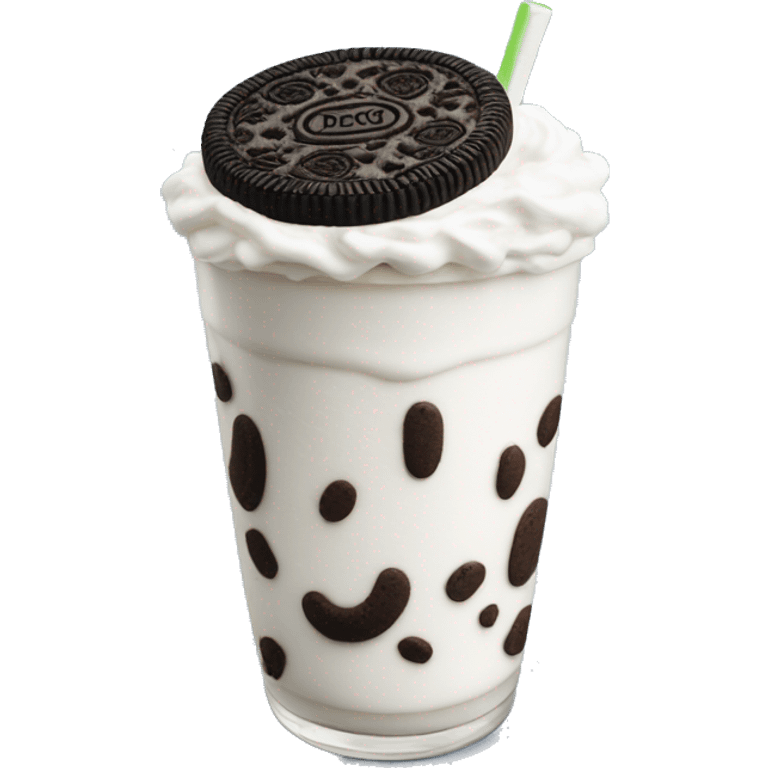 Lifesize oreo cookie shake emoji