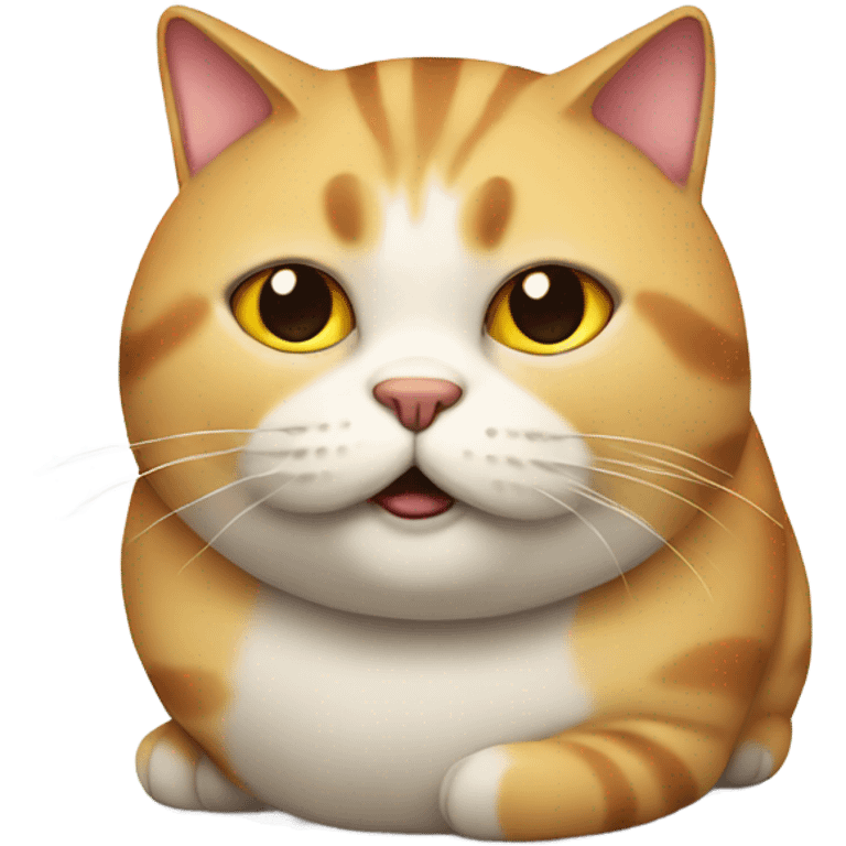 Fat cat emoji