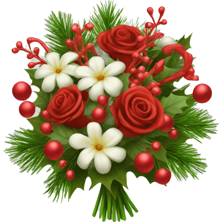 Christmas bouquet  emoji