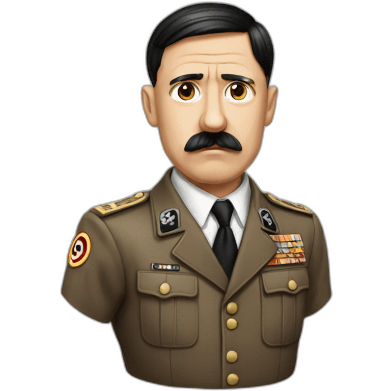 Hitler lève la main emoji