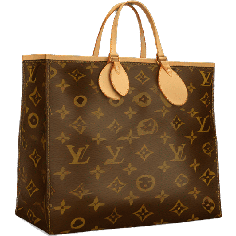 Louis vuitton shopping bag emoji