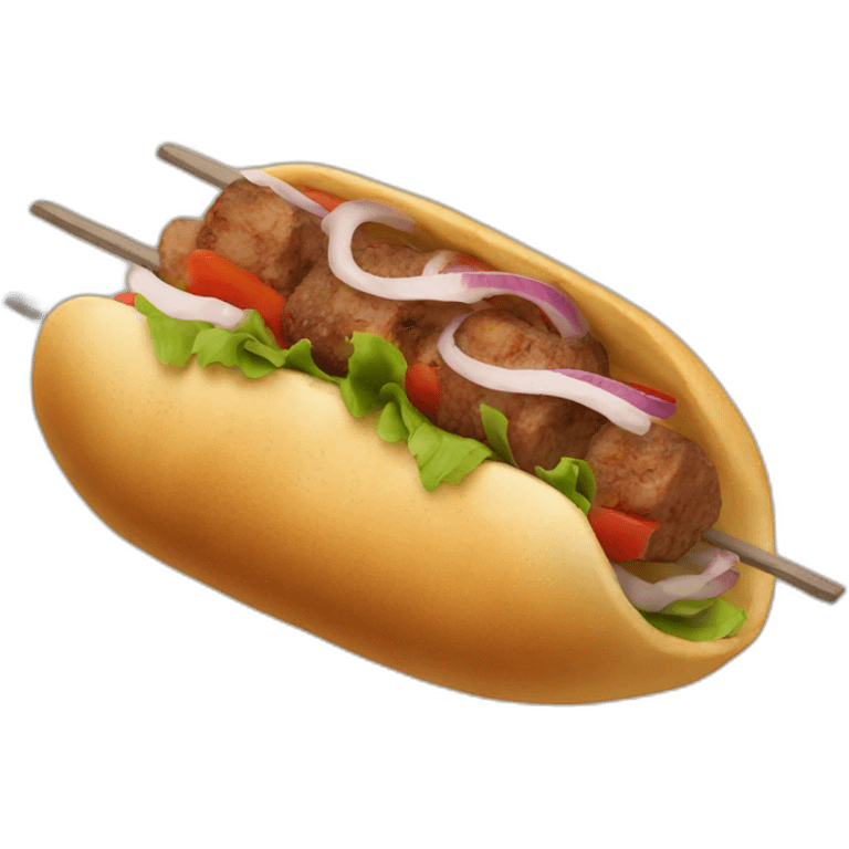 a kebab emoji