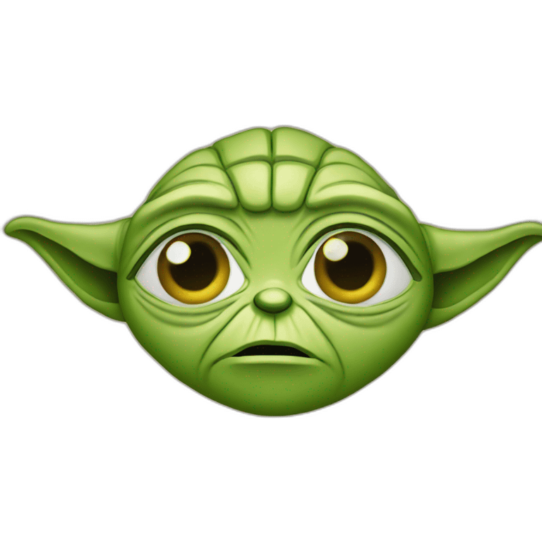 Eye covering yoda emoji