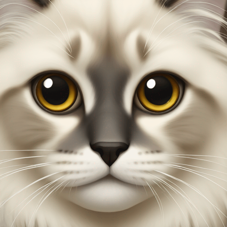 2 Birman cats  emoji