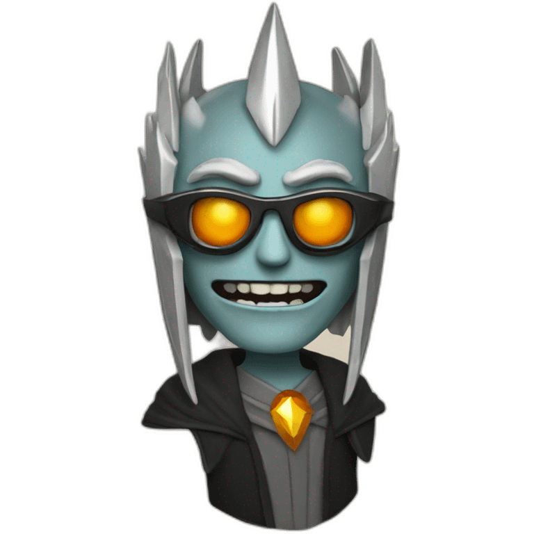 sauron with party glasses emoji