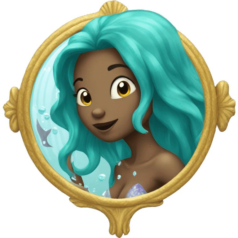 Mermaid with mirror emoji