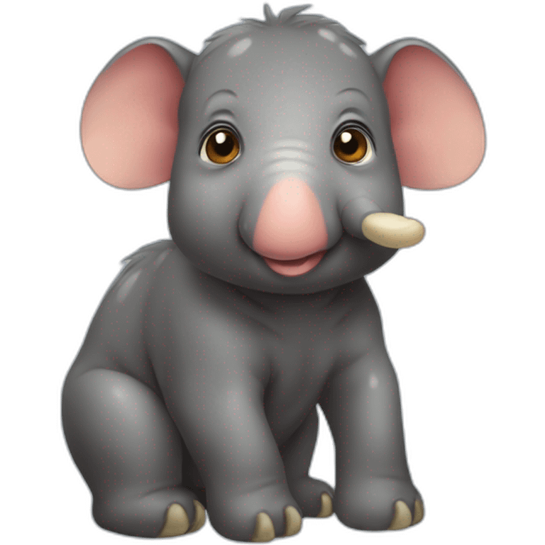 baby moeritherium emoji