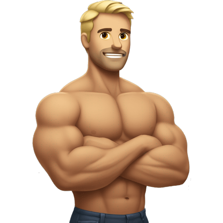 homme musclé emoji