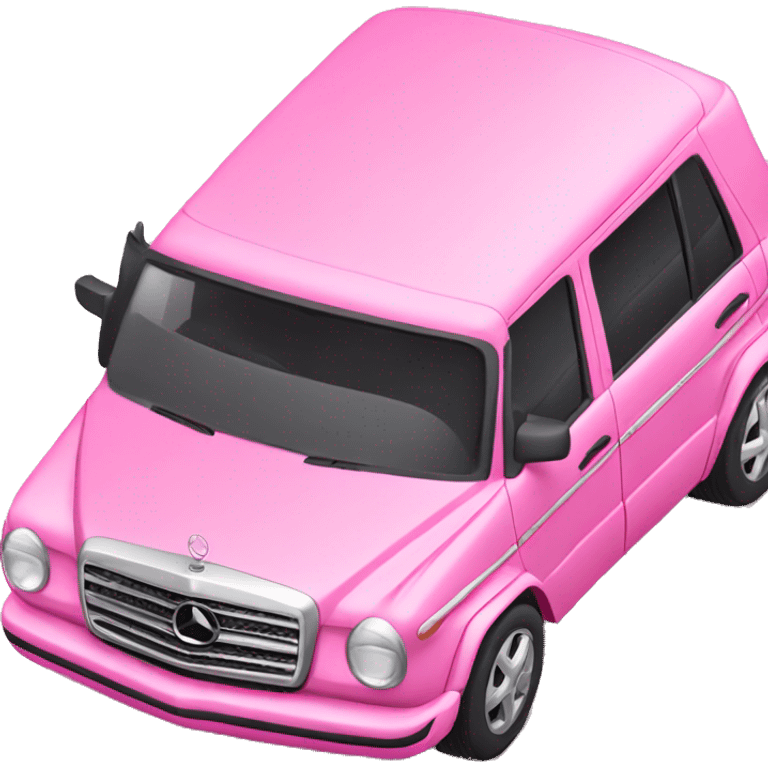 Pink Mercedes Benz  emoji