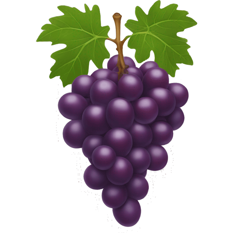 Grapes that are the color red emoji