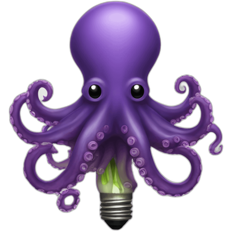 Octopus bulb  emoji