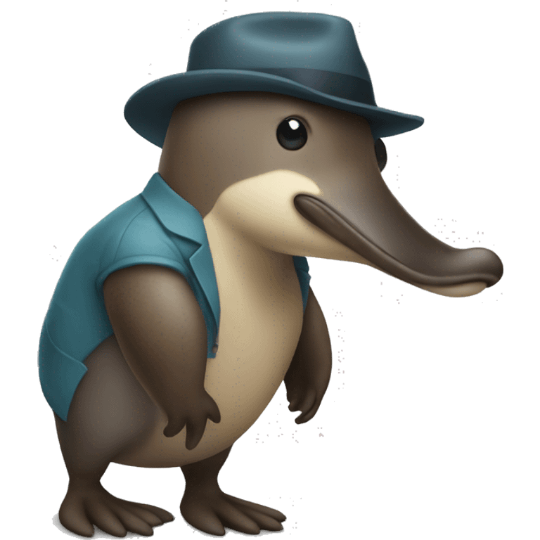 A platypus at work  emoji