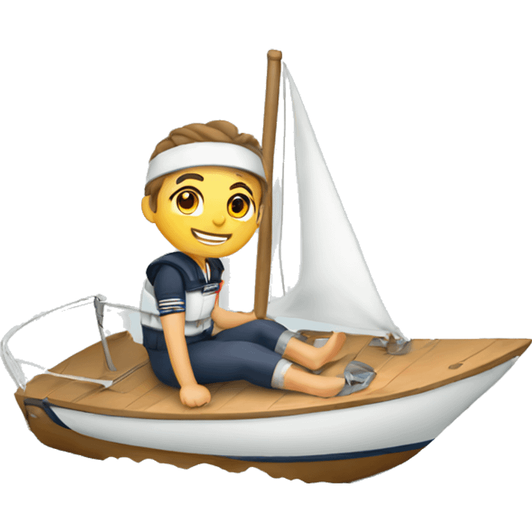 Catamaran sailor emoji