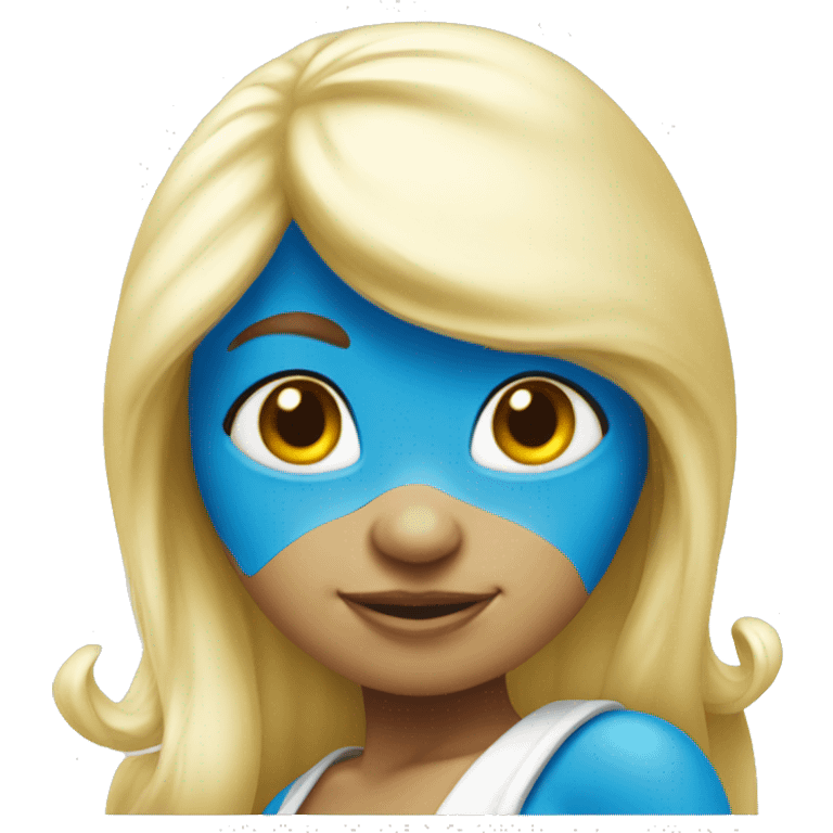 Smurfette emoji