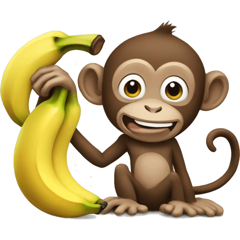 monkey&Bananan emoji