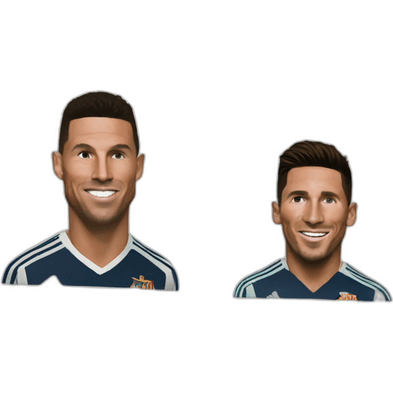 Ronaldo tape messi emoji