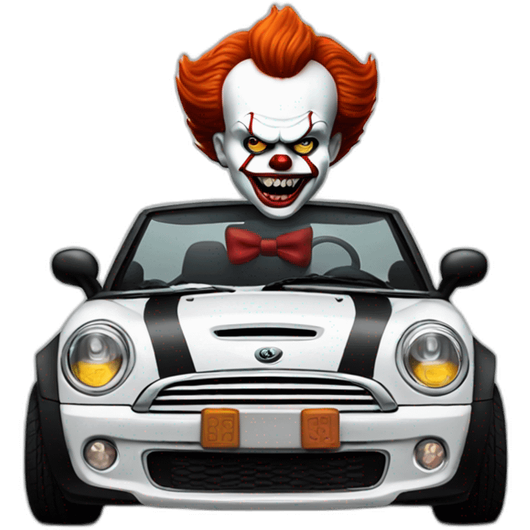 PennyWise Driving Mini Cooper emoji