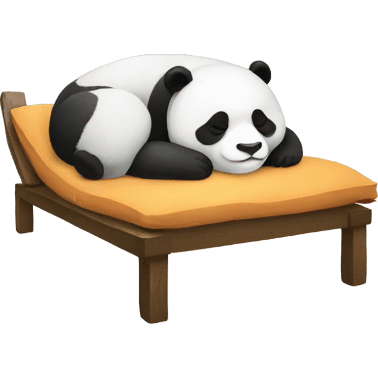 Panda sleeping emoji