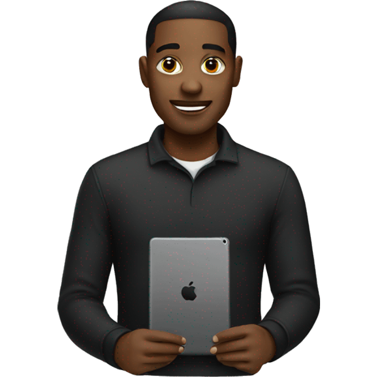 Black iPad emoji