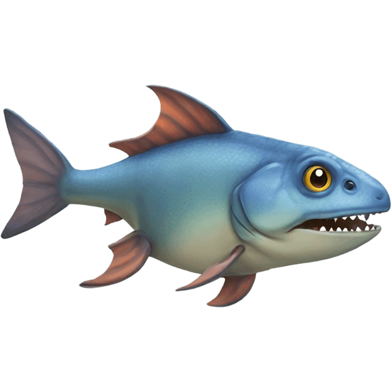 Dinosaur fish emoji