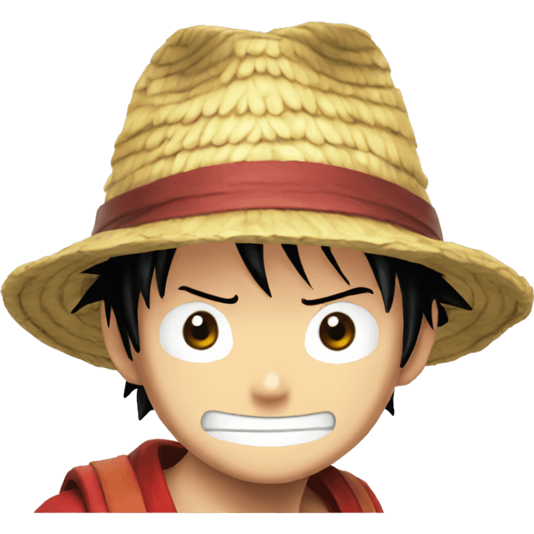 Luffy face emoji