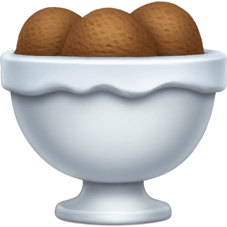 ice cream bowl emoji