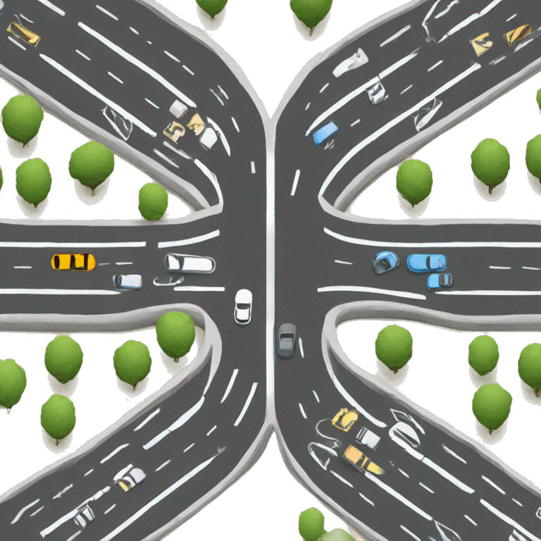 intersection road emoji