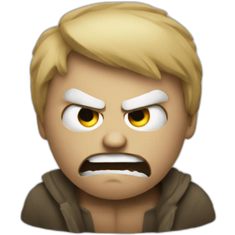 Angry coding emoji