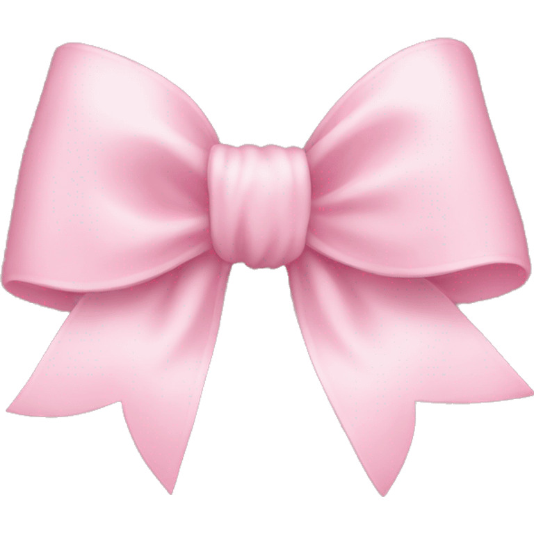 Baby pink bow emoji