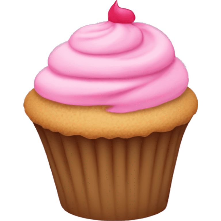 pink cupcake emoji