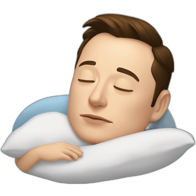 Elon musk sleeping emoji