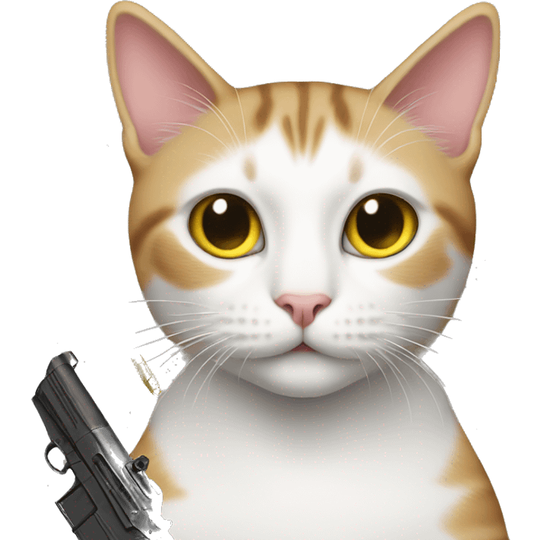 Cat with ammo emoji