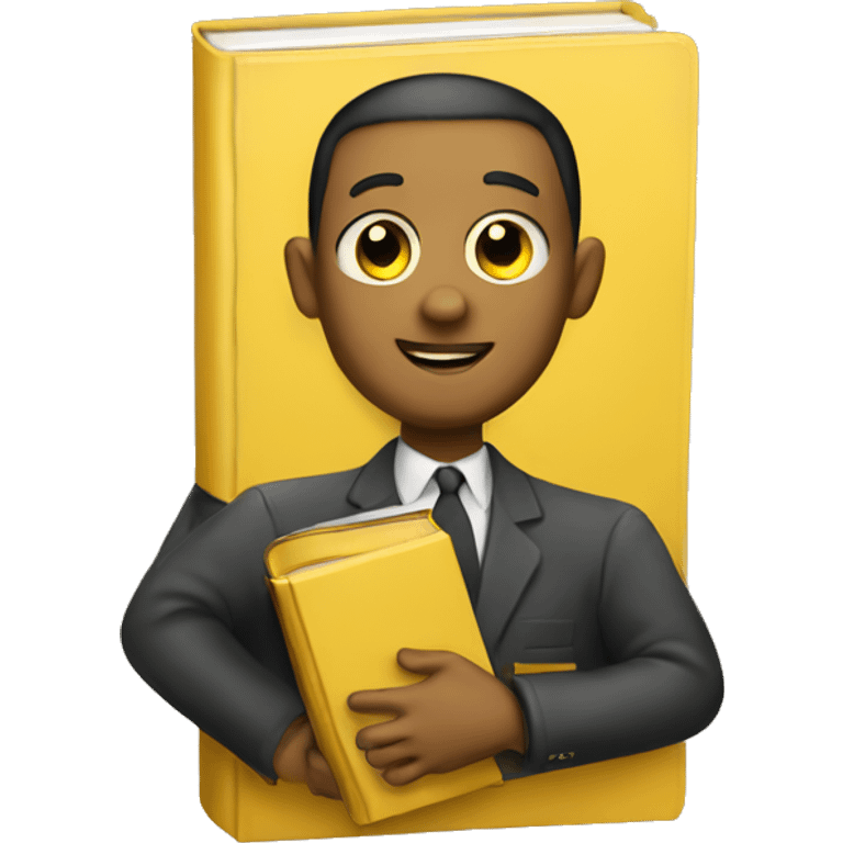 Yellow books emoji