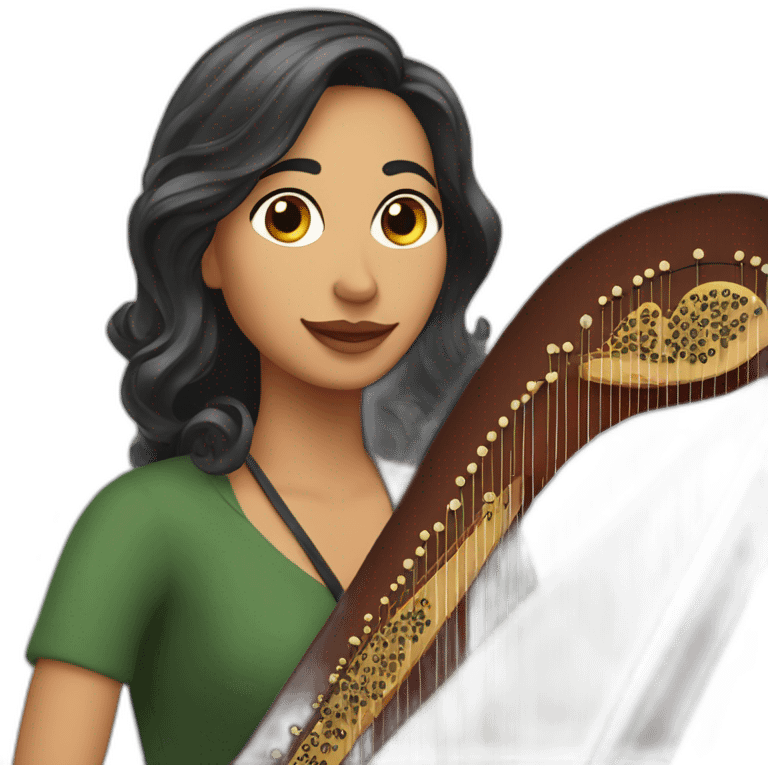 Ameylia Saad harpist emoji