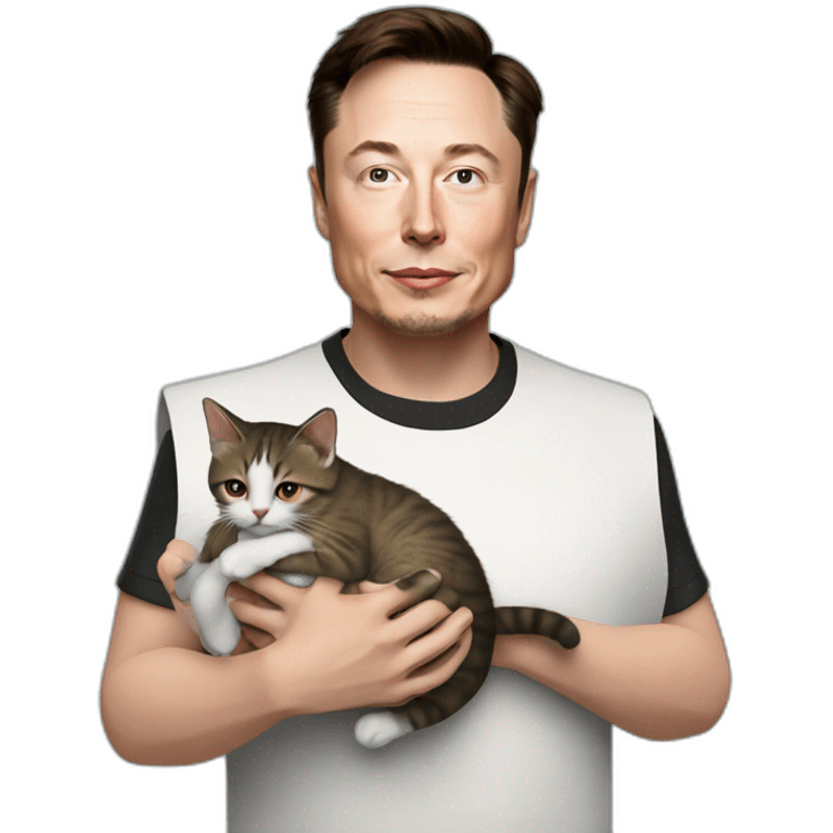 Elon-musk-holding-a-cat emoji