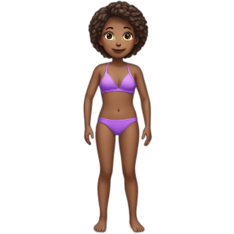 girl with swimsuit emoji