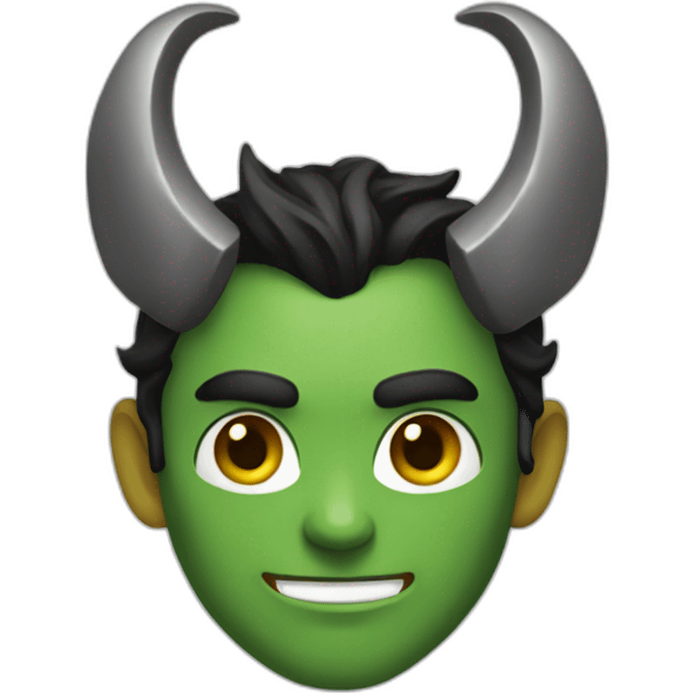 Loki with horns emoji