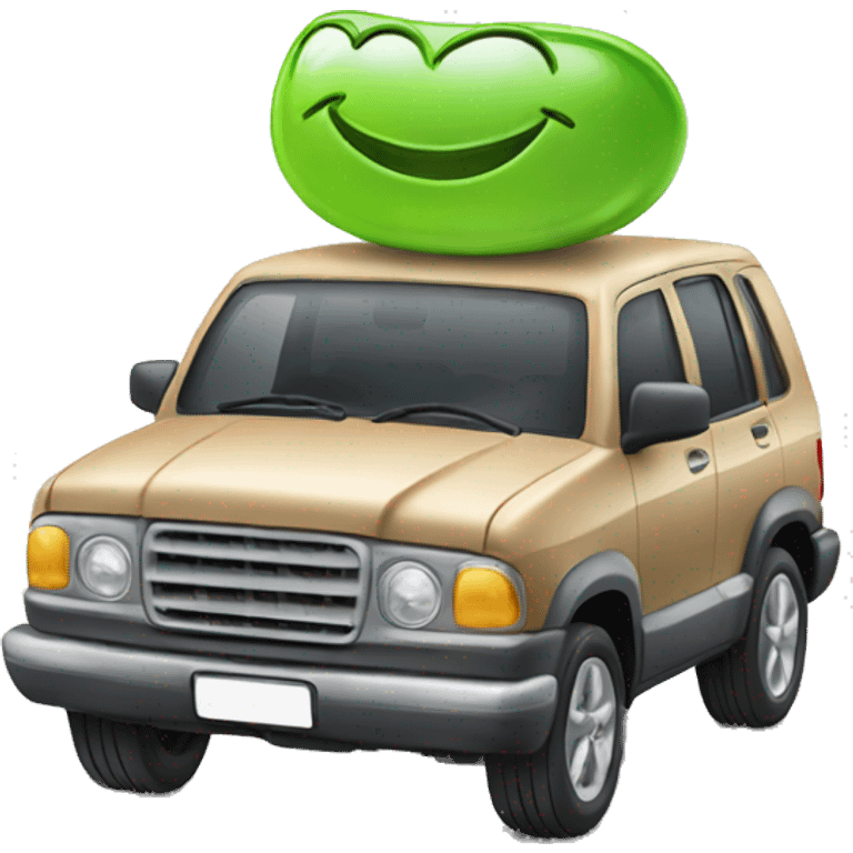 CAR with a smile emoji