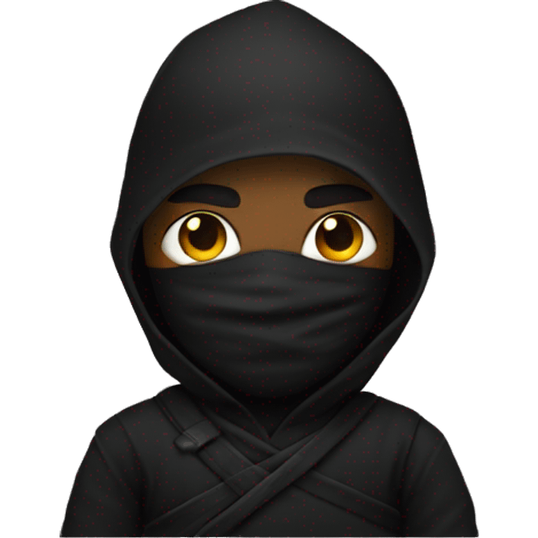 "all black ninja" emoji