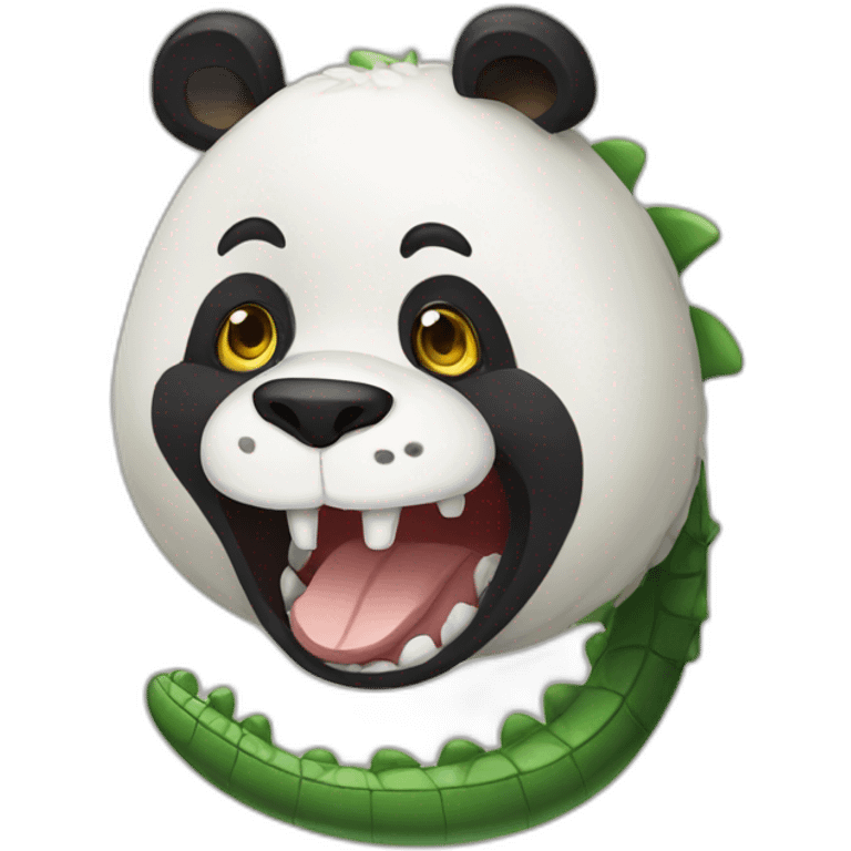 Panda Crocodile emoji